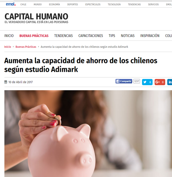 Aumenta la capacidad de ahorro de los chilenos