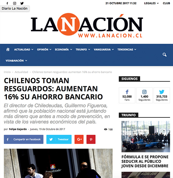 Los Chilenos aumentan 16% sus ahorros